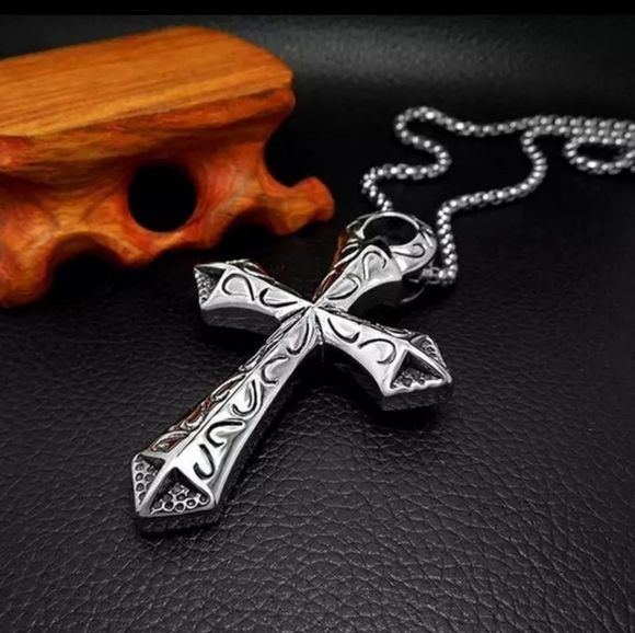 Large Silver Ankh Cross Symbol - Picture 4 of 8